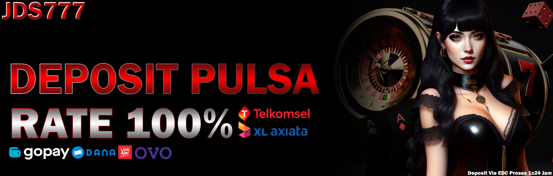 Bandar Slot Pulsa 777 Deposit Tanpa Potongan Via Telkomsel Rate 100%